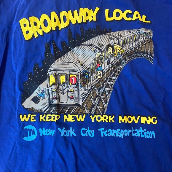 Only NY MTA Broadway Local tee shirt - Picture 2 of 2